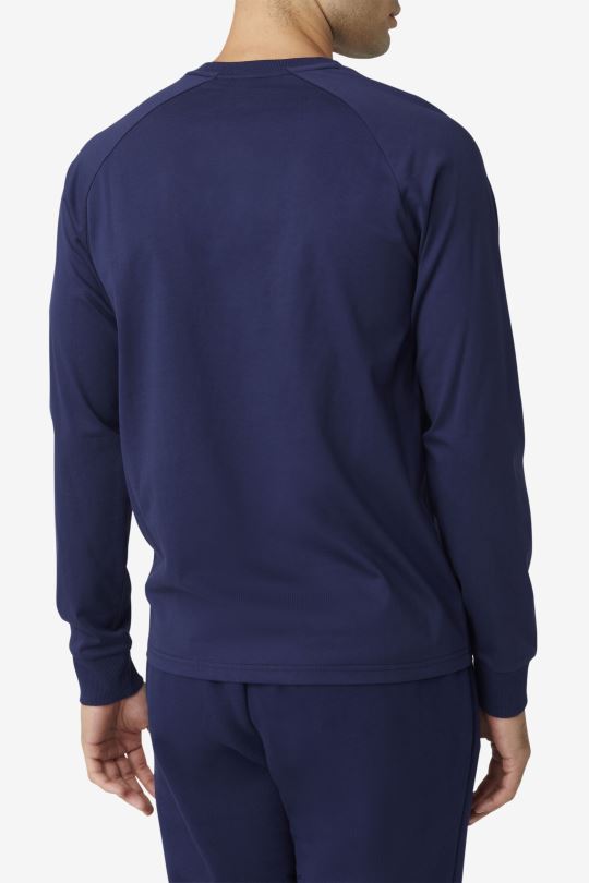peacoat fila flynn tričko s dlouhým rukávem 0668L291 peacoat FILA