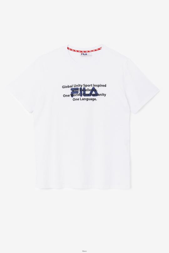 pepacton tričko fila bílé 0668L314 bílý FILA