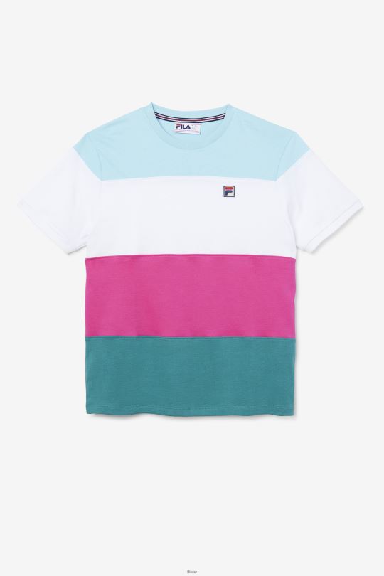 sloužit crew bílá/fialová/petit four fila 0668L323 bílá/fialová/petit four FILA
