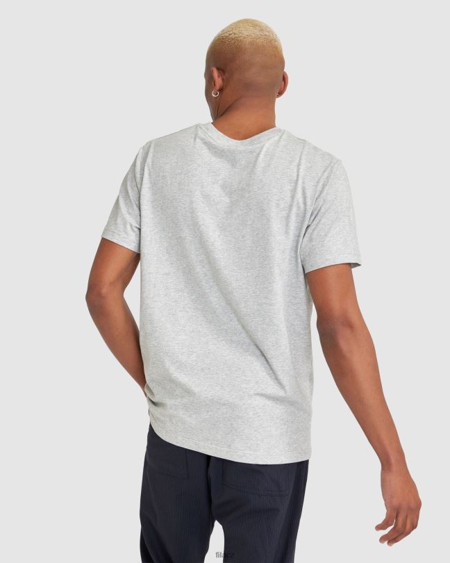 stříbrné unisex triko marle fila klasické 2 0668L2475 stříbrný marle FILA