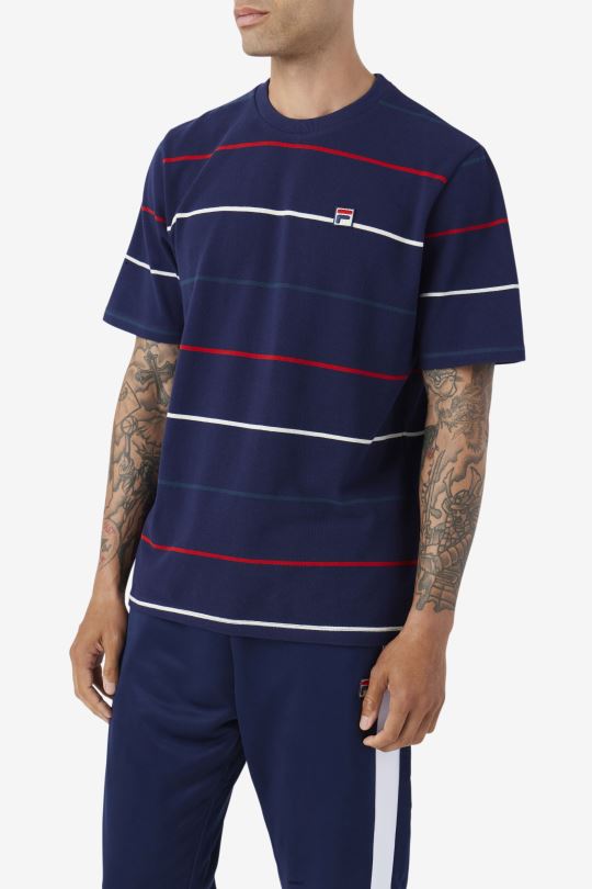 thiago crew fila navy/teal/red 0668L332 námořnická/zelenomodrá/červená FILA