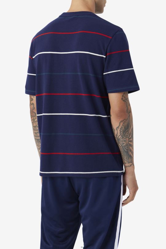 thiago crew fila navy/teal/red 0668L332 námořnická/zelenomodrá/červená FILA