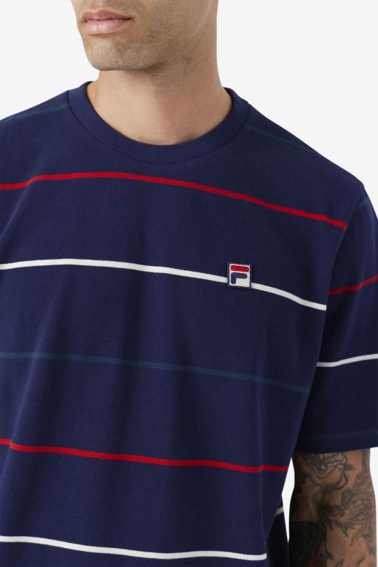 thiago crew fila navy/teal/red 0668L332 námořnická/zelenomodrá/červená FILA