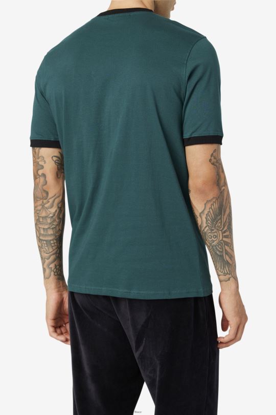 tričko fila june bug/black marconi ringer tee 0668L238 červnová chyba/černá FILA