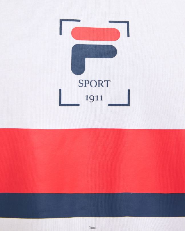 tričko roger fila bílé 0668L2528 bílý FILA