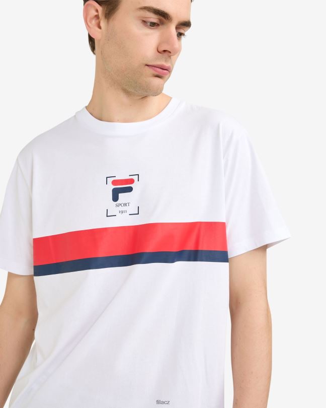 tričko roger fila bílé 0668L2528 bílý FILA