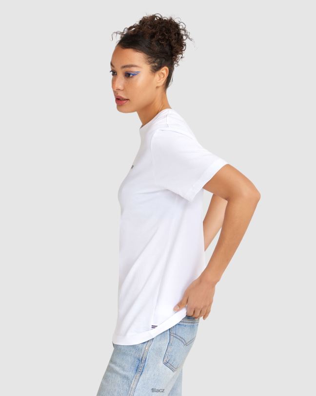 unisex klasické tričko 2 bílé fila 0668L2465 bílý FILA