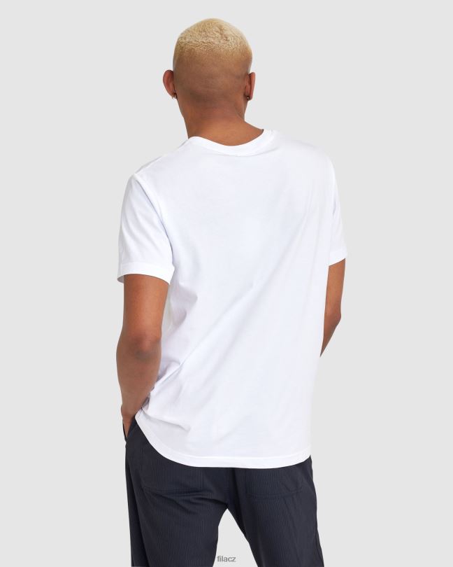 unisex klasické tričko 2 bílé fila 0668L2465 bílý FILA