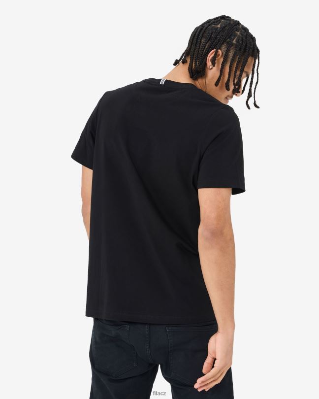 unisex městské černé tričko fila 0668L2543 Černá FILA