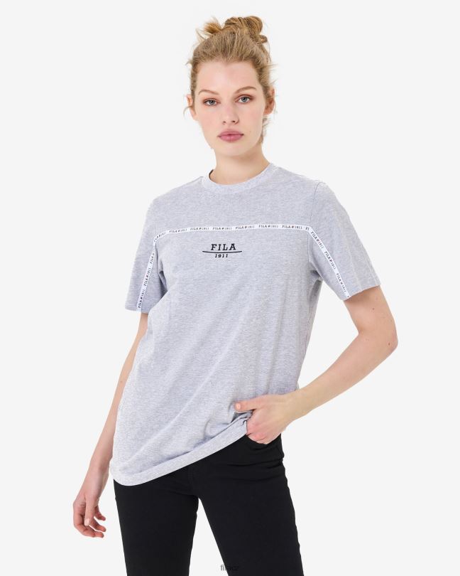 unisex městské tričko šedé marle fila 0668L2549 šedá marle FILA