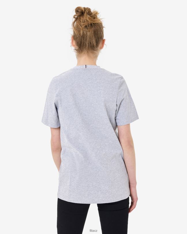 unisex městské tričko šedé marle fila 0668L2549 šedá marle FILA