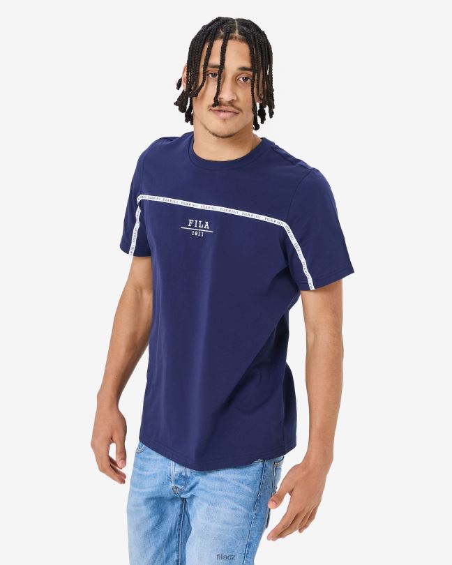 unisex městské tričko fila new navy 0668L2546 nové námořnictvo FILA