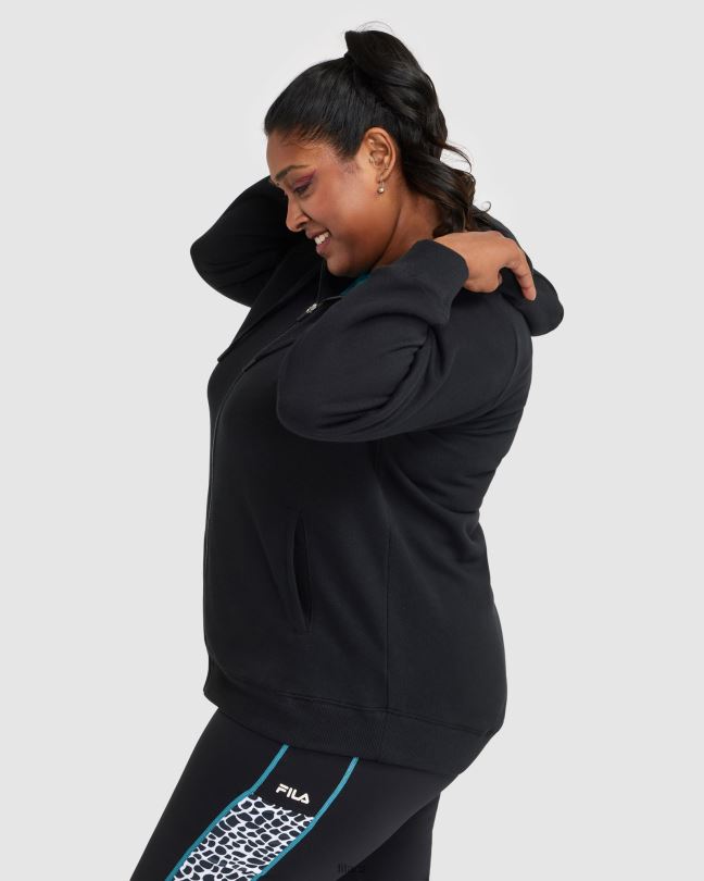 černá dámská rebecca zip thru fila 0668L2862 Černá FILA