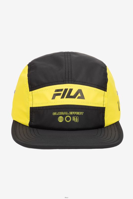 5 panelový karavanový klobouk fila lime punch/black 0668L974 limetkový punč/černý FILA