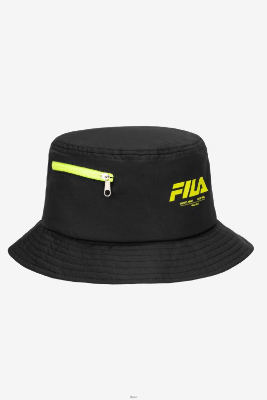 Fila černý ripstopový klobouk 0668L970 Černá FILA