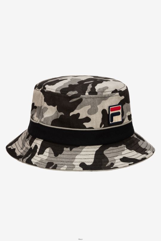 camo bucket hat černá camo fila 0668L977 černá kamufláž FILA