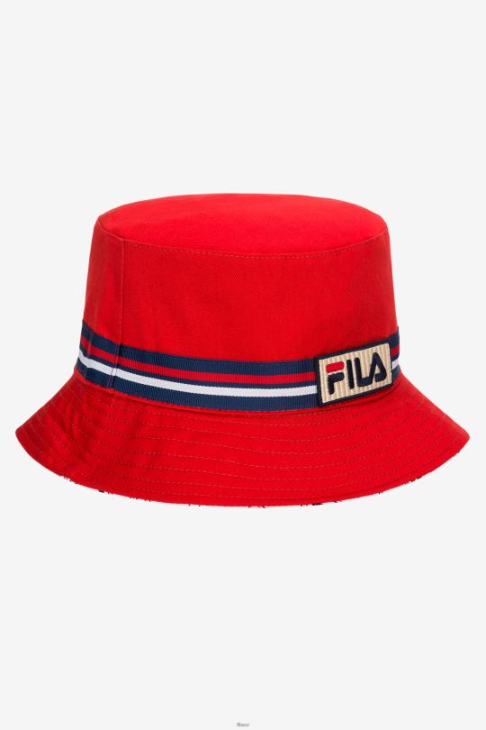 fila otočný kbelík klobouk červený 0668L991 Červené FILA