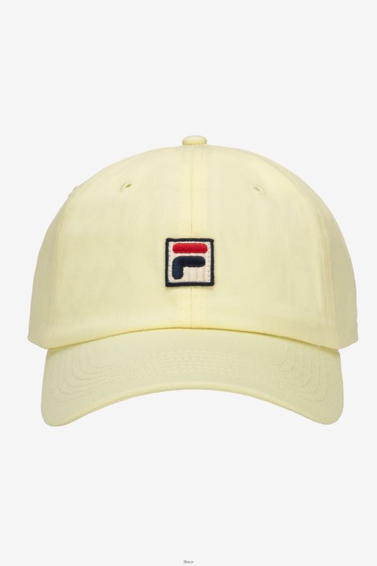 fila vyšívaná f-box baseballová čepice tendrová žlutá 0668L1003 něžně žlutá FILA