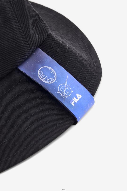 galaxy bucket hat black fila 0668L1025 Černá FILA