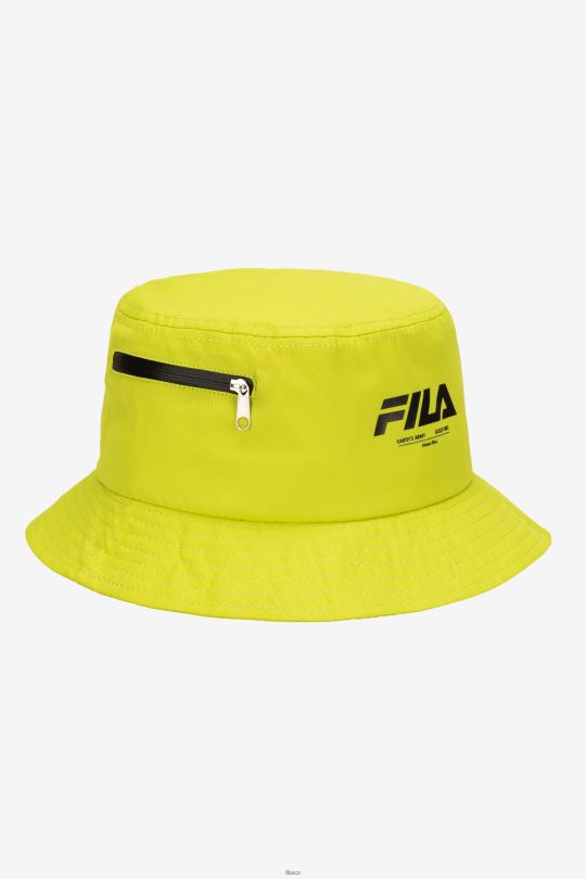 limetka punč ripstop bucket hat fila 0668L972 limetkový punč FILA