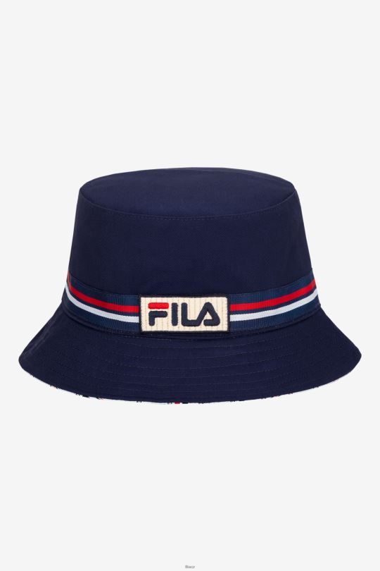 peacoat fila oboustranný kýblový klobouk 0668L987 peacoat FILA