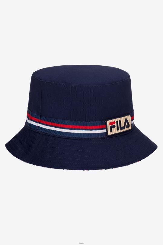 peacoat fila oboustranný kýblový klobouk 0668L987 peacoat FILA