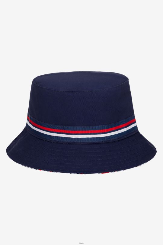 peacoat fila oboustranný kýblový klobouk 0668L987 peacoat FILA