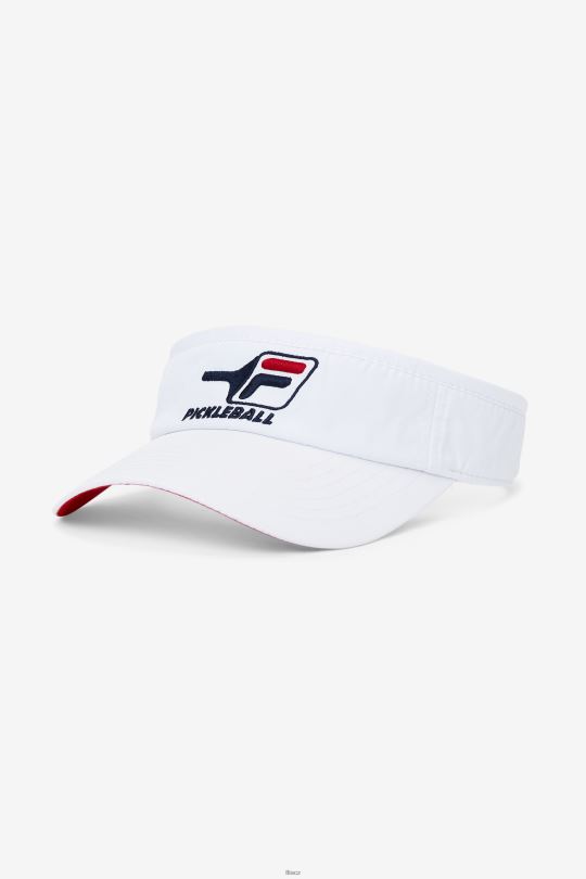 pickleball kšilt fila bílá/červená 0668L1130 bílá/červená FILA