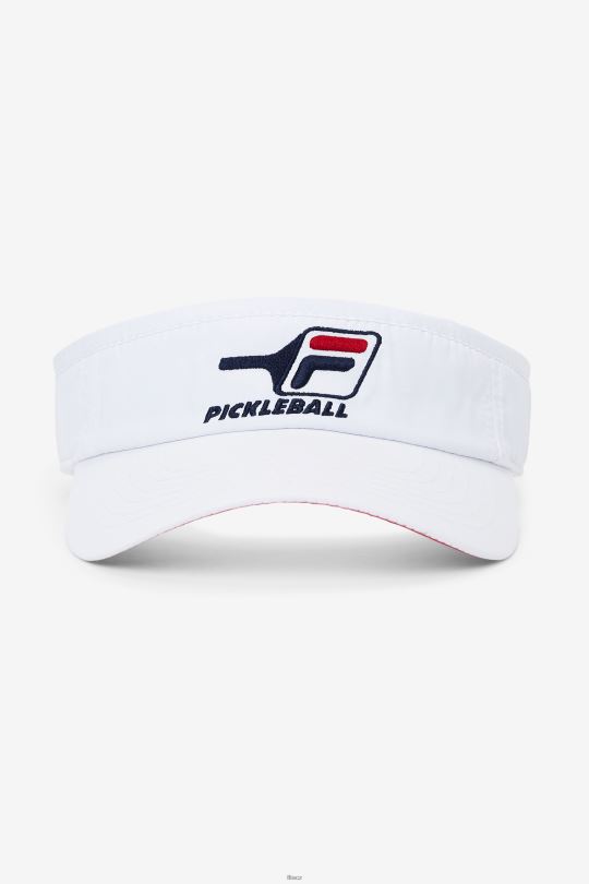 pickleball kšilt fila bílá/červená 0668L1130 bílá/červená FILA