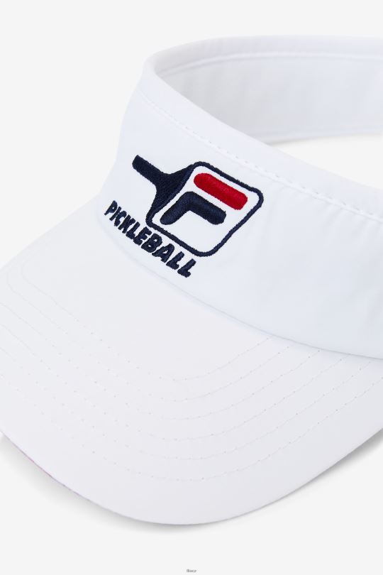 pickleball kšilt fila bílá/červená 0668L1130 bílá/červená FILA