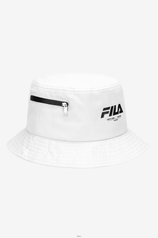 ripstop bucket hat white fila 0668L971 bílý FILA