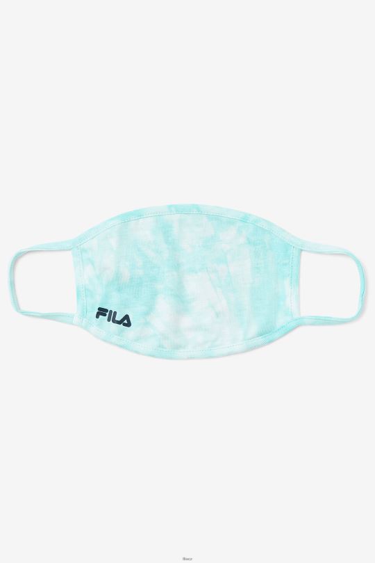 aqua blue tie dye aqua blue tie dye face mask fila 0668L1038 aqua blue kravatové barvivo FILA