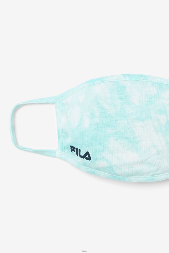 aqua blue tie dye aqua blue tie dye face mask fila 0668L1038 aqua blue kravatové barvivo FILA