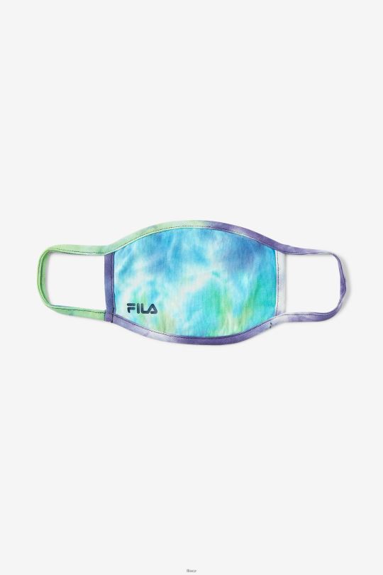 blue tie dye face mask fila blue aqua tie dye 0668L1040 modré aqua kravatové barvivo FILA