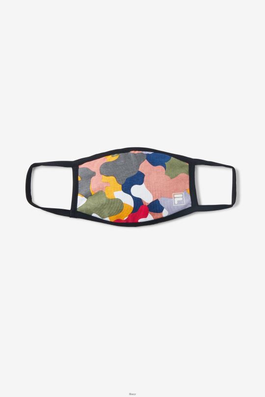 duhová camo fila vícebarevná látková maska ​​na obličej 0668L1041 duhová kamufláž FILA