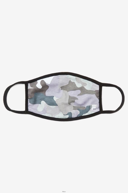 šedá maskovací maska ​​na obličej šedá camo fila 0668L1037 šedá kamufláž FILA