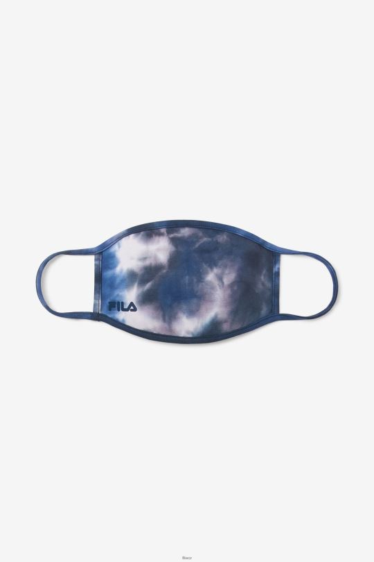 fila blue tie dye navy tie dye maska ​​na obličej 0668L1036 modrá barva na kravaty FILA