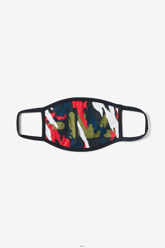 fila červená/zelená/camo vícebarevná maskovací maska ​​na obličej 0668L1042 červená/zelená/camo multi FILA