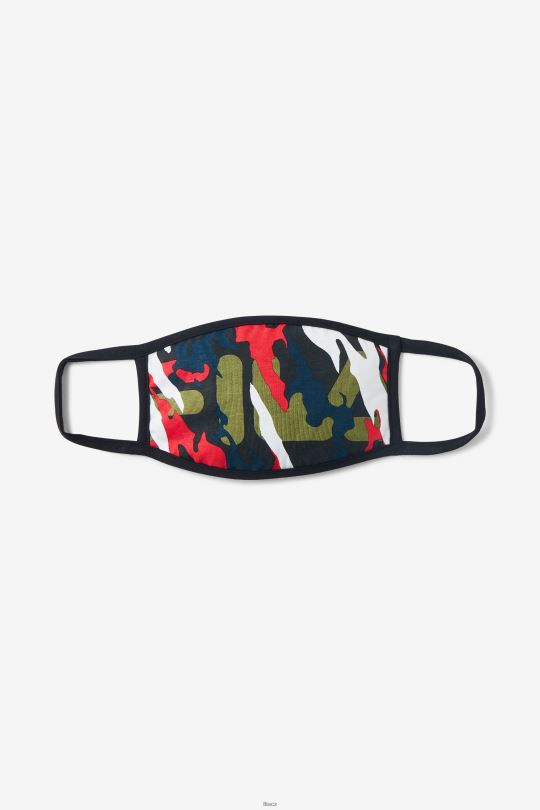 fila červená/zelená/camo vícebarevná maskovací maska ​​na obličej 0668L1042 červená/zelená/camo multi FILA