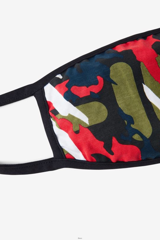 fila červená/zelená/camo vícebarevná maskovací maska ​​na obličej 0668L1042 červená/zelená/camo multi FILA