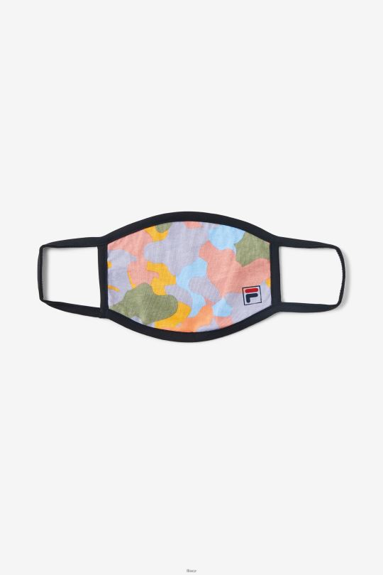 fila light camo multi light vícebarevná látková maska ​​na obličej 0668L1048 lehký camo multi FILA
