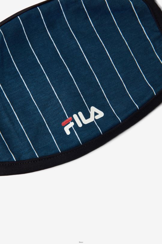 fila pin pruh látková maska ​​na obličej námořnická 0668L1045 námořnictvo FILA