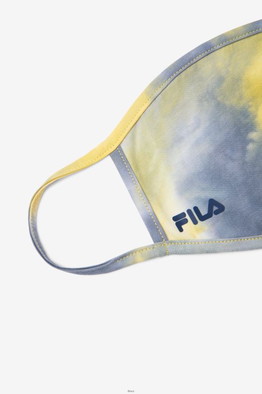 žlutá barva na kravatu obličejová maska ​​fila žlutá barva na kravatu 0668L1052 žlutá barva na kravaty FILA