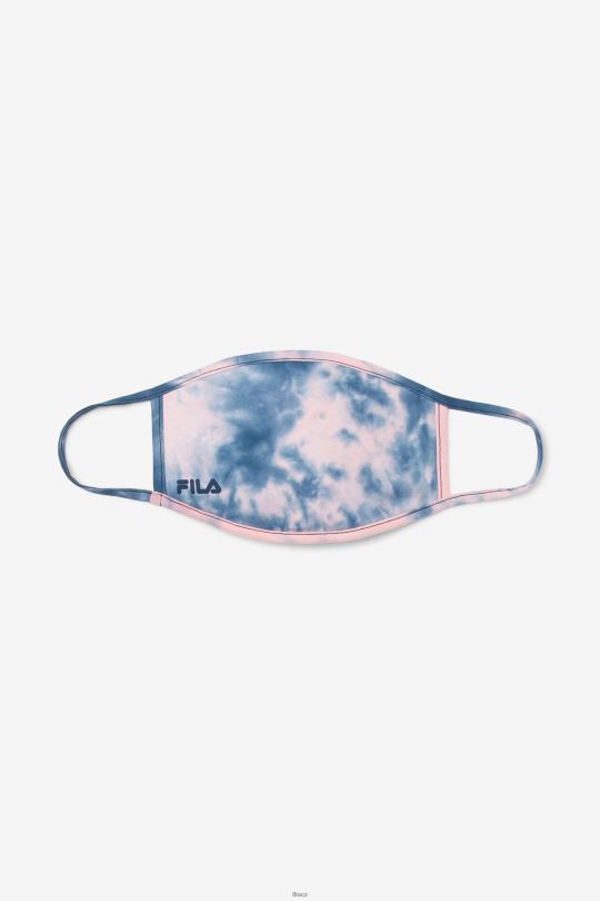 pink tye die pink tie dye face mask fila 0668L1044 růžová kravata zemřít FILA