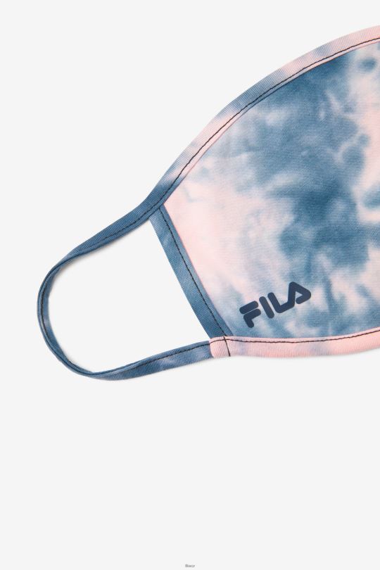 pink tye die pink tie dye face mask fila 0668L1044 růžová kravata zemřít FILA