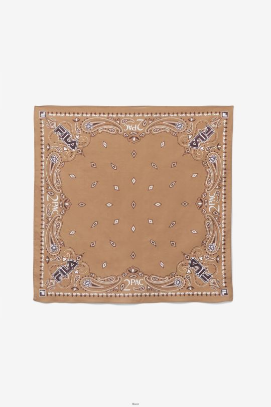 2pac bandana tabák hnědá fila 0668L959 tabákově hnědá FILA