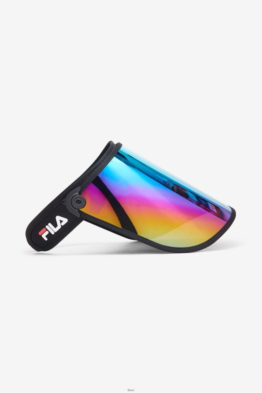 Fila plastový obličejový štít černý/duhový 0668L1051 černá/duhová FILA