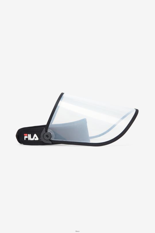 černý/čirý plastový obličejový štít fila 0668L1050 černá/čirá FILA