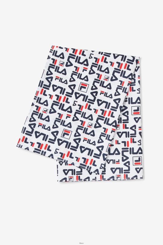 opakující se logo bandana fila white multi 0668L1034 bílá multi FILA