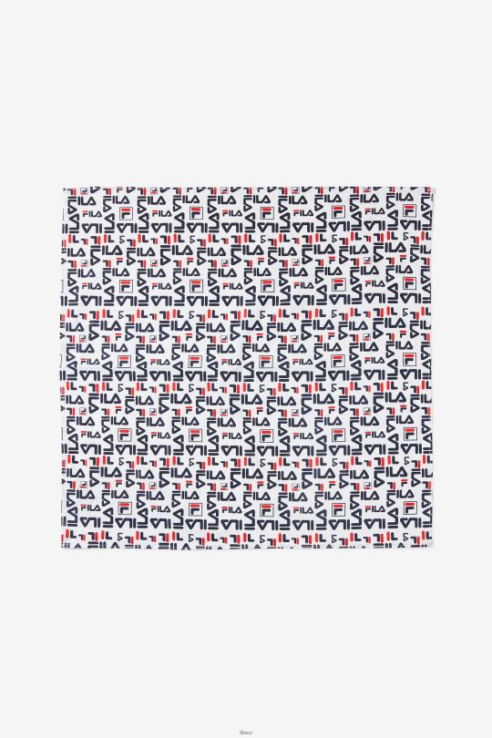 opakující se logo bandana fila white multi 0668L1034 bílá multi FILA